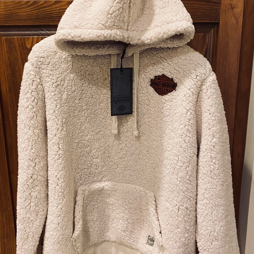 Harley Davidson Sherpa Hoodie NWT Fits like XL